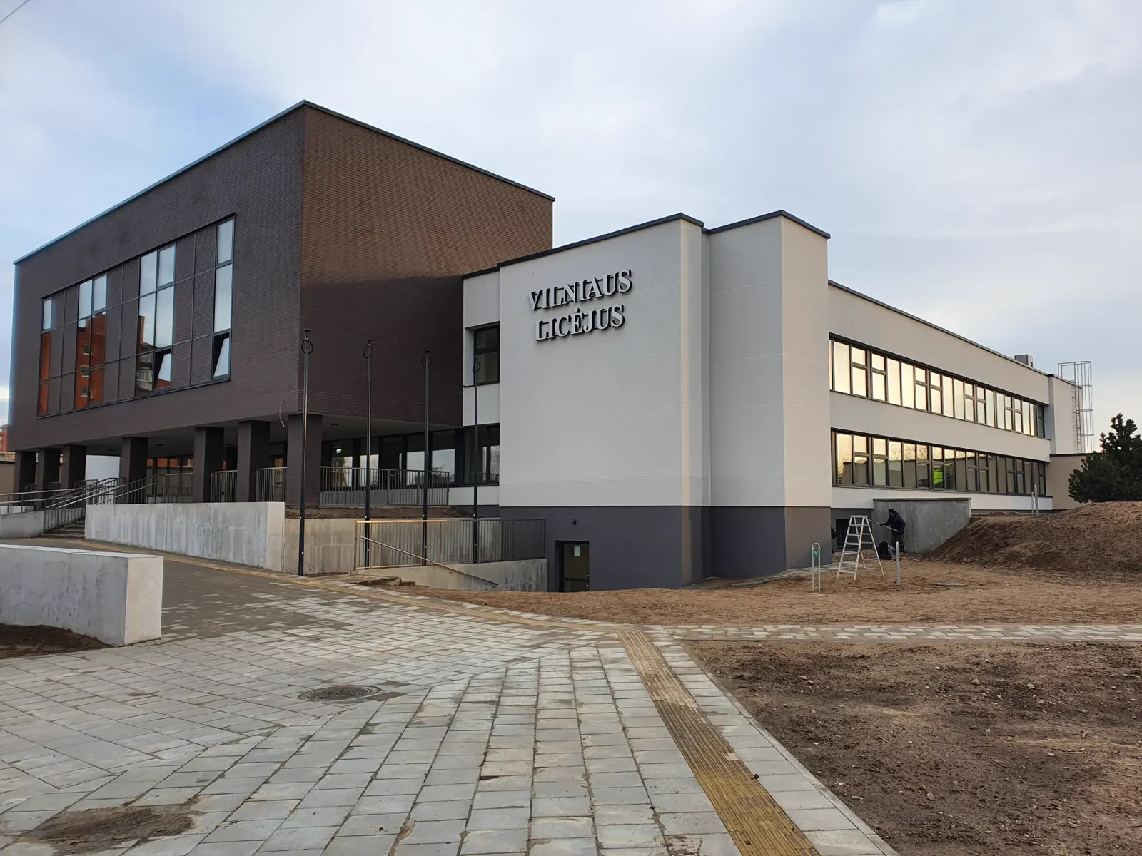 Vilniaus Licėjaus fasado darbai